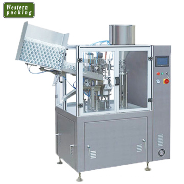 plastic tube filling and sealing machine - hx-009